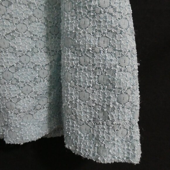 Unbranded | P2P 12 inches measured | Light Blue Lace Spaghetti Strap Top - Picture 13 of 14